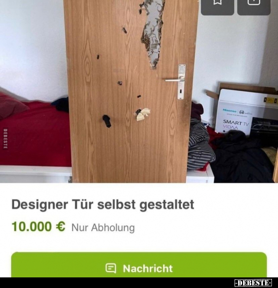 Designer Tür selbst gestaltet.. - Lustige Bilder | DEBESTE.de