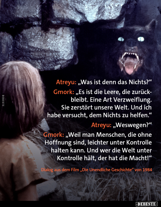 Atreyu: "Was ist denn das Nichts?".. - Lustige Bilder | DEBESTE.de