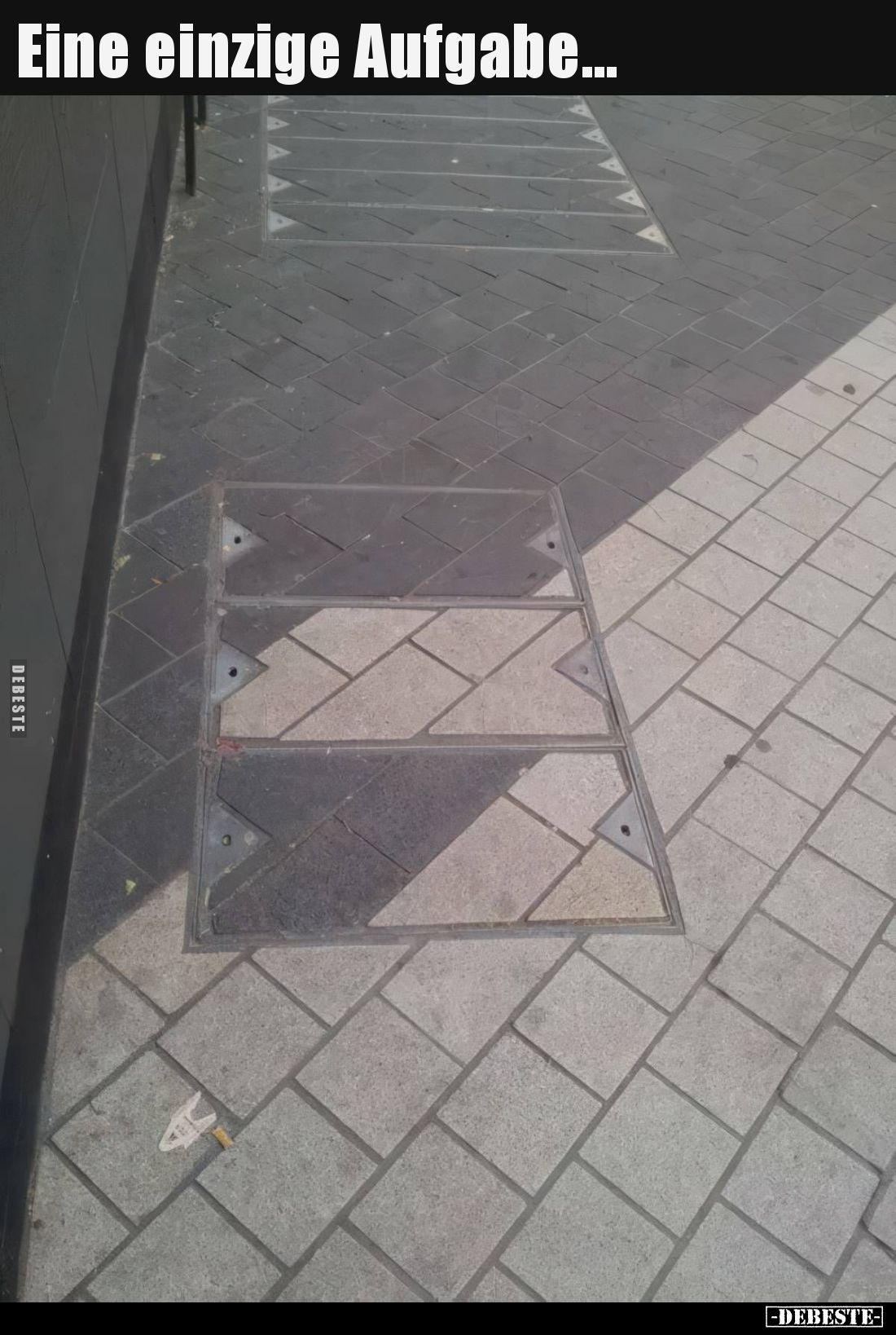 Eine einzige Aufgabe...