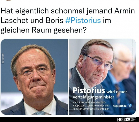 Hat eigentlich schonmal jemand Armin Laschet und Boris.. - Lustige Bilder | DEBESTE.de