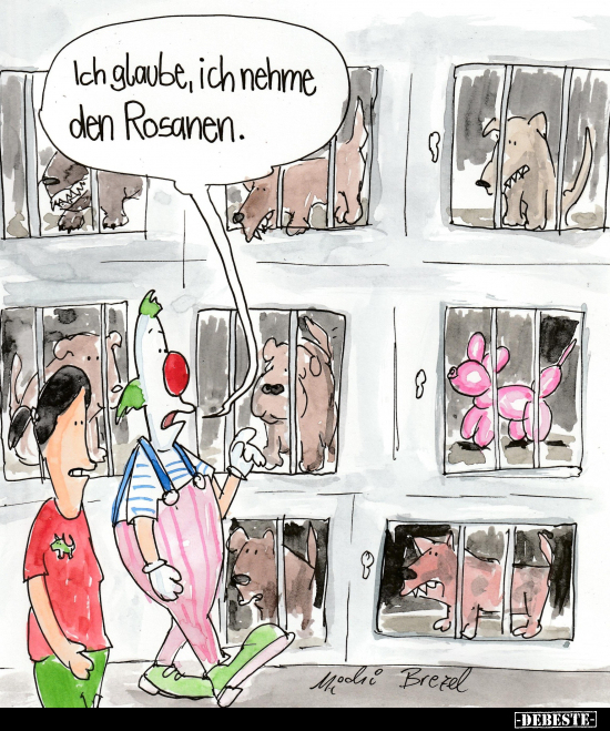 Ich glaube, ich nehme den Rosanen.