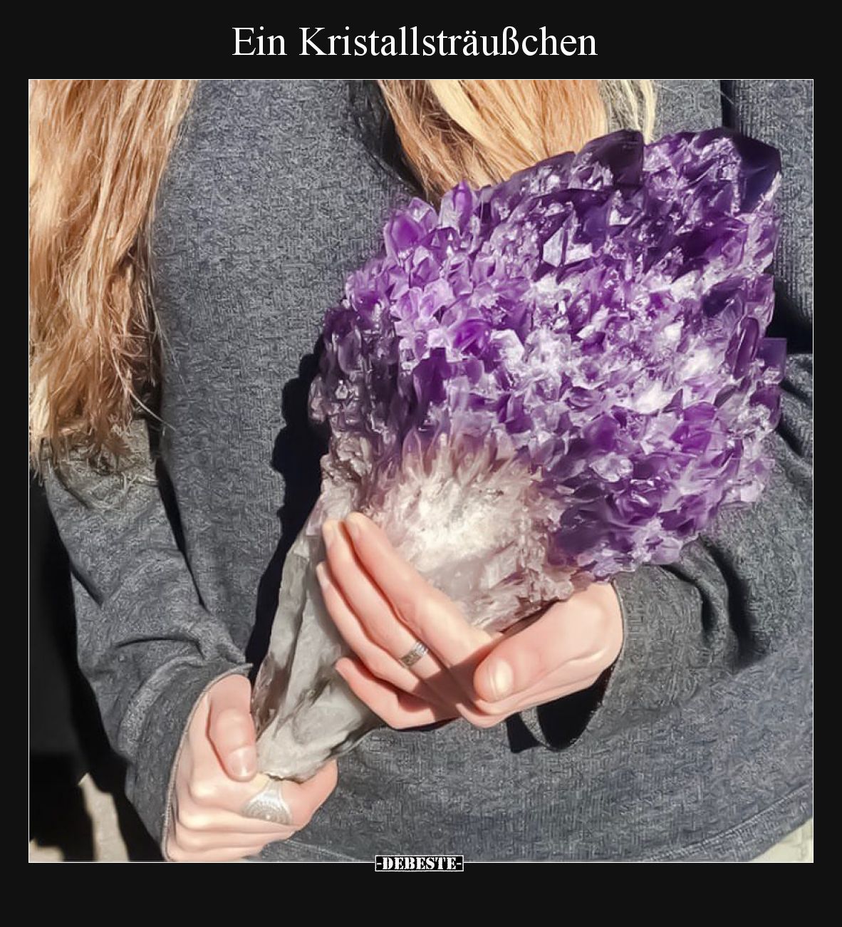 Ein Kristallsträußchen