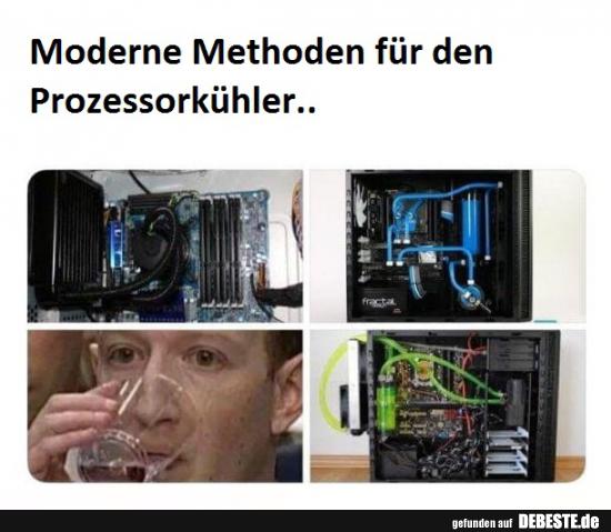 Moderne Methoden für den Prozessorkühler.. - Lustige Bilder | DEBESTE.de