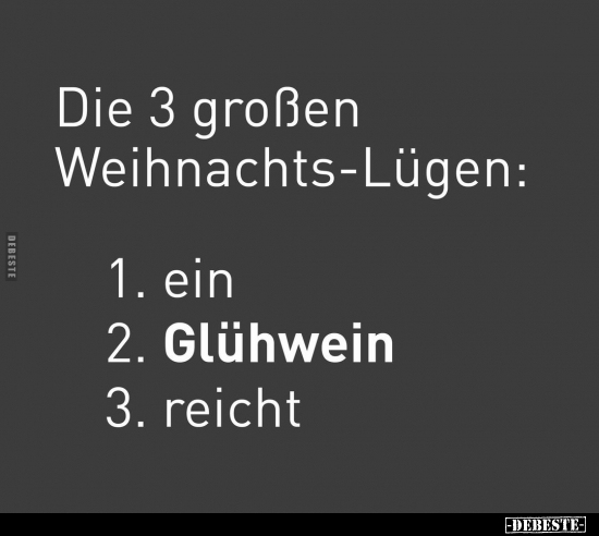 Die 3 großen Weihnachts-Lügen:.. - Lustige Bilder | DEBESTE.de