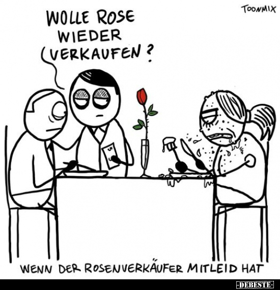 Wenn der Rosenverkäufer mitleid hat.. - Lustige Bilder | DEBESTE.de