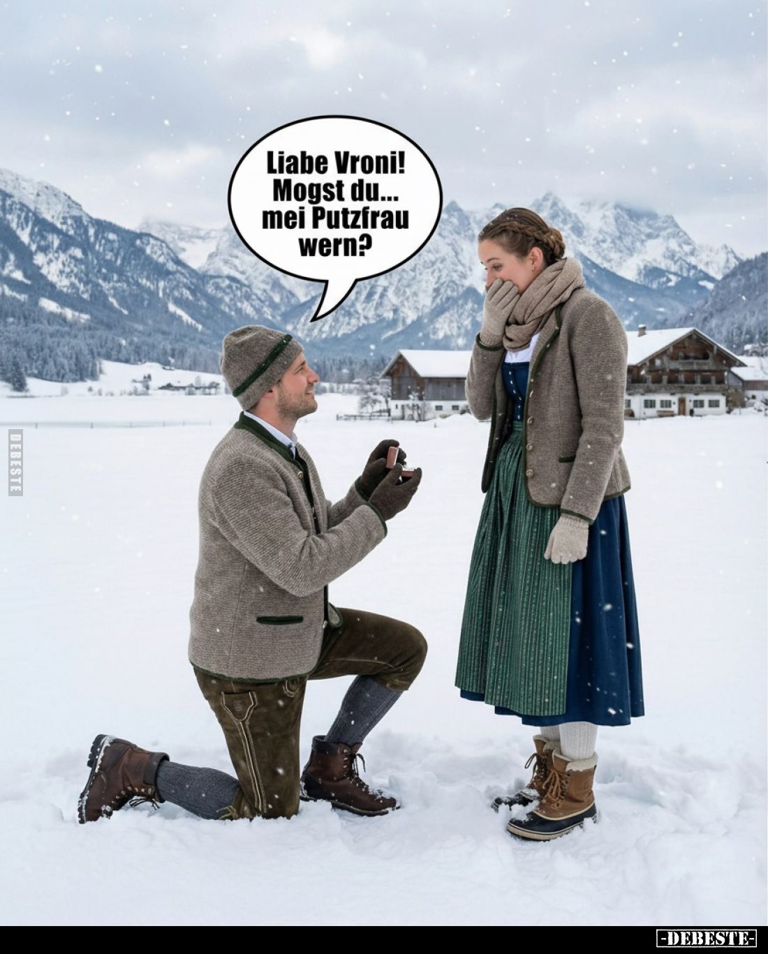 Liabe Vroni! Mogst du... mei Putzfrau wern?.. - Lustige Bilder | DEBESTE.de