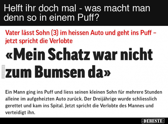 Helft ihr doch mal - was macht man denn so in einem Puff?.. - Lustige Bilder | DEBESTE.de