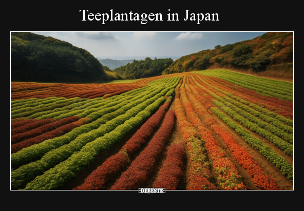 Teeplantagen in Japan.. - Lustige Bilder | DEBESTE.de