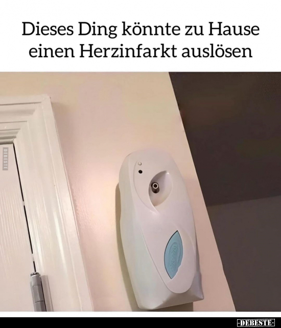 Dieses Ding könnte zu Hause einen Herzinfarkt auslösen.. - Lustige Bilder | DEBESTE.de