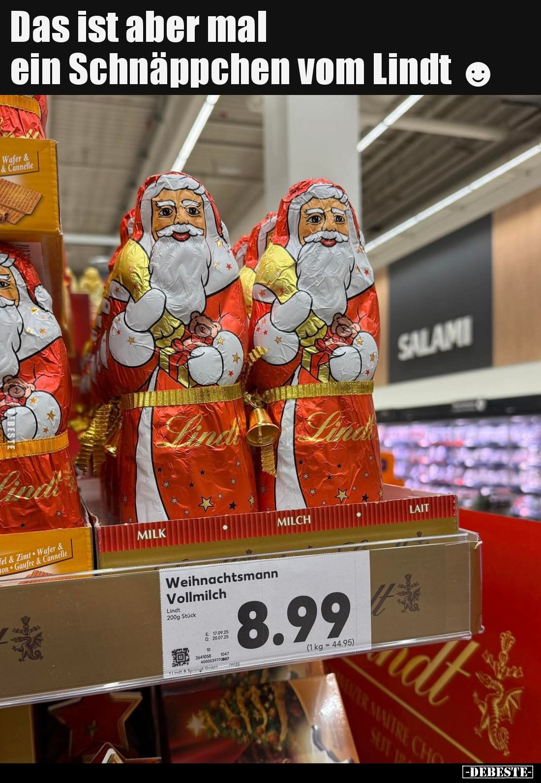 Das ist aber mal ein Schnäppchen vom Lindt.