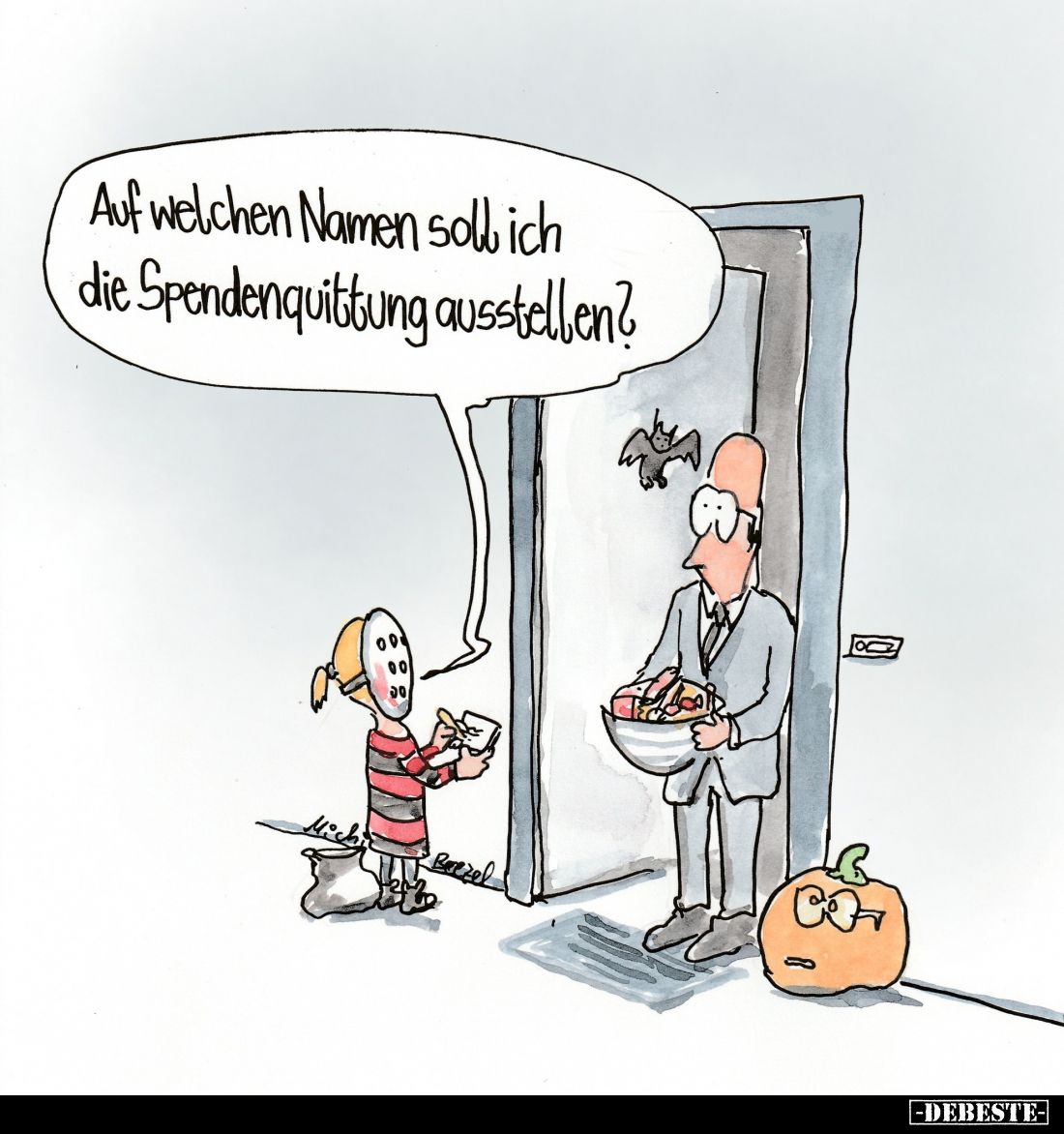 Auf welchen Namen soll ich die Spendenquittung ausstellen?