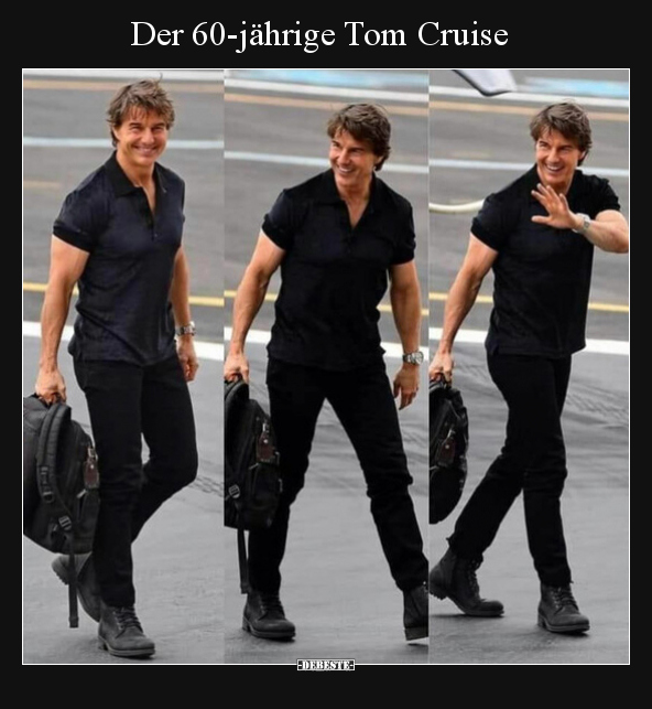 Der 60-jährige Tom Cruise.. - Lustige Bilder | DEBESTE.de