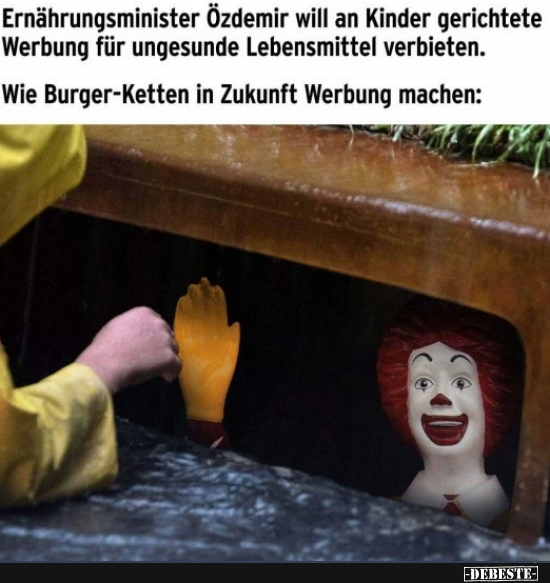 Kinderwerbung von McDonalds - Lustige Bilder | DEBESTE.de