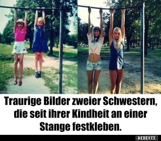 Traurige Bilder zweier Schwestern.. - Lustige Bilder | DEBESTE.de