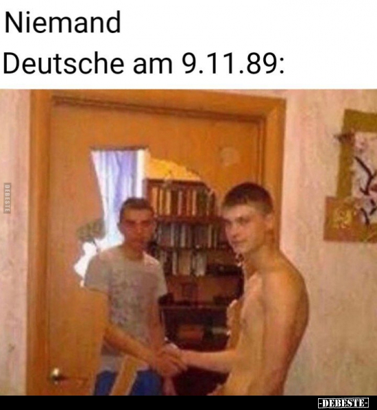 Deutsche am 9.11.89..
