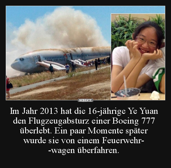 Im Jahr 2013 hat die 16-jährige Ye Yuan den..