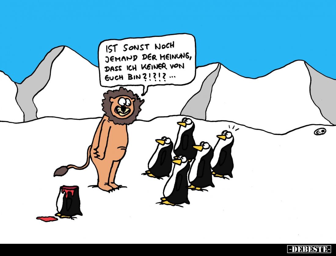 Ist sonst noch jemand der Meinung, dass ich keiner von euch bin?!?!?...