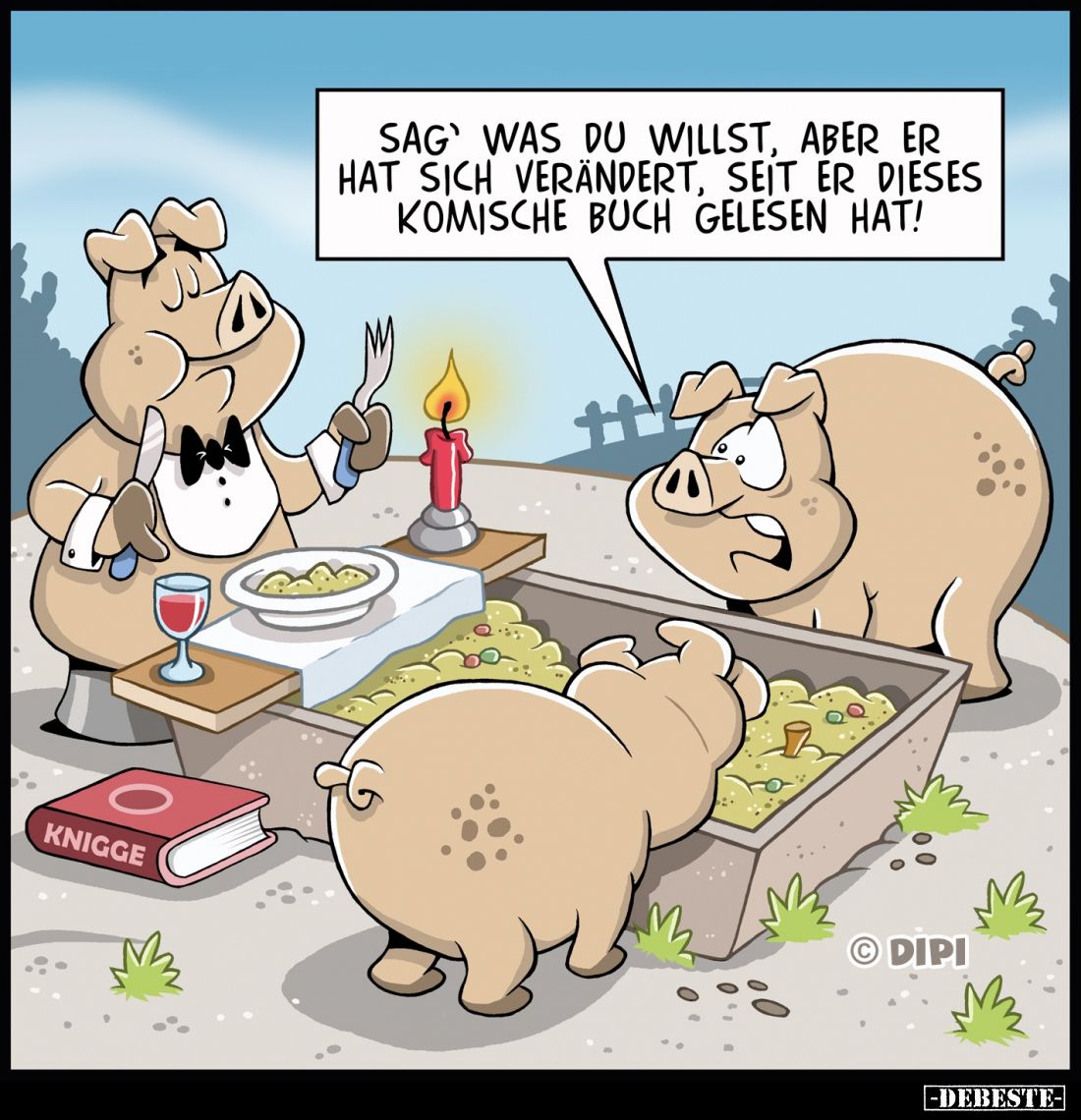 Sag was du willst, aber er hat sich verändert, seit er dieses komische Buch gelesen hat!