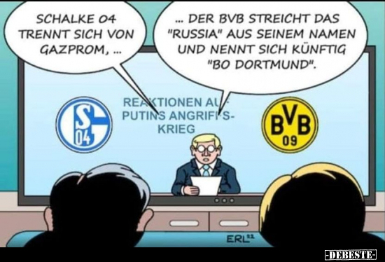 Schalke 04 trennt sich von Gazprom... - Lustige Bilder | DEBESTE.de