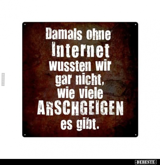 Damals, Ohne, Internet