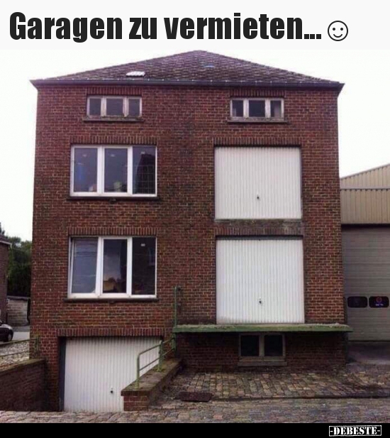Garagen zu vermieten...☺ - Lustige Bilder | DEBESTE.de