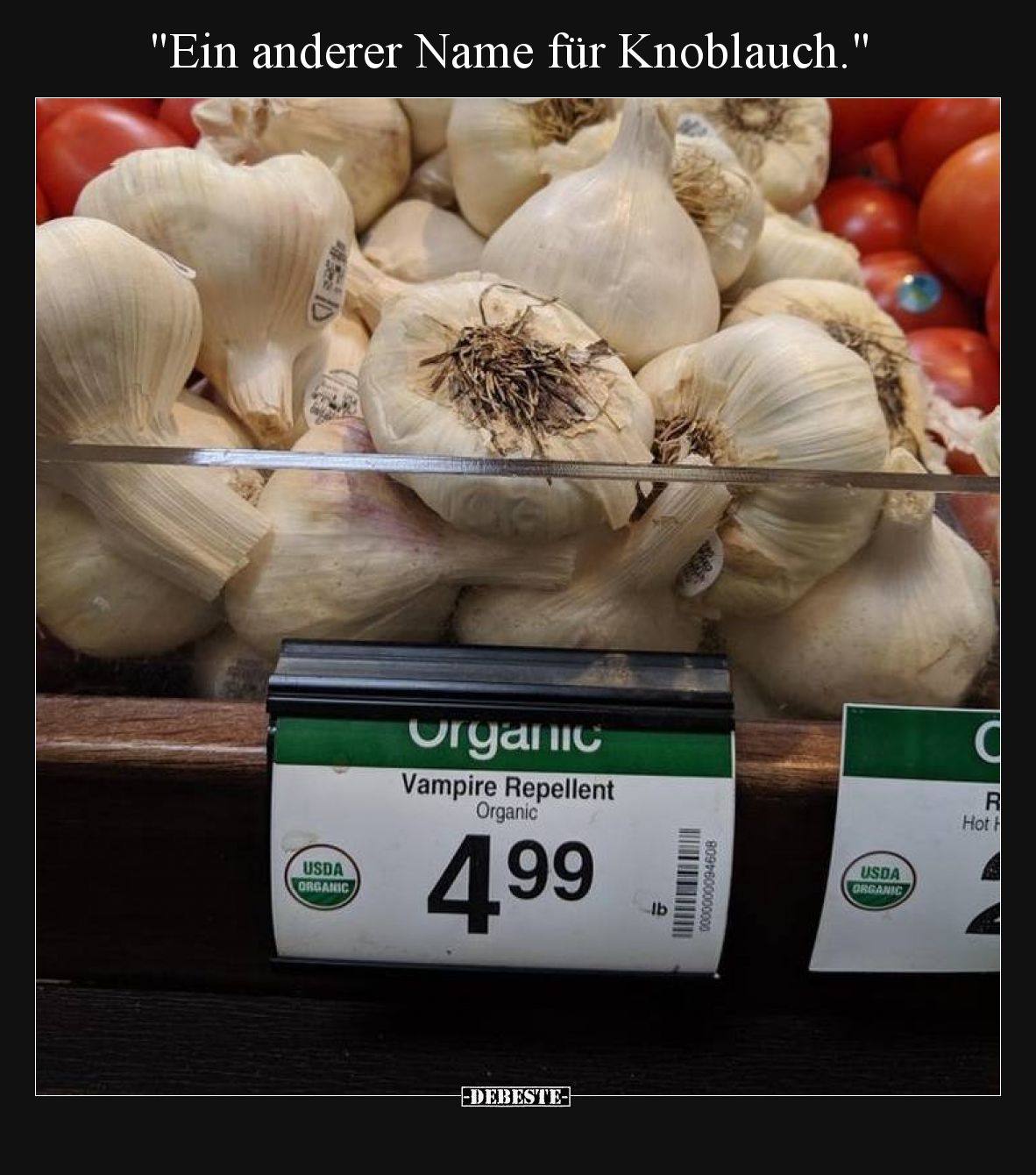 Ein anderer Name für Knoblauch.