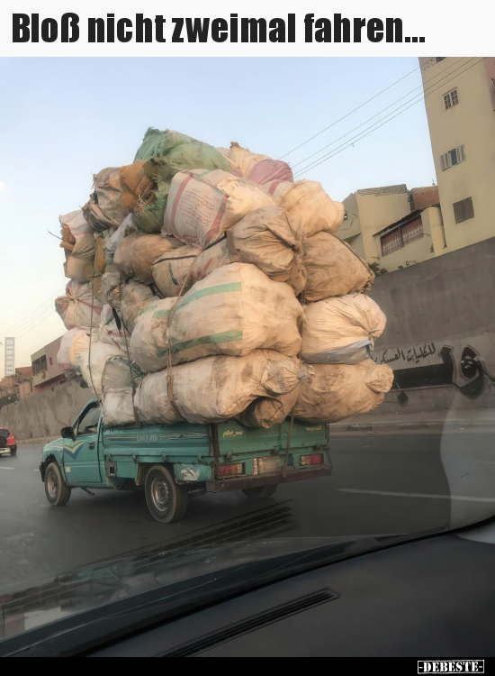 Bloß nicht zweimal fahren... - Lustige Bilder | DEBESTE.de