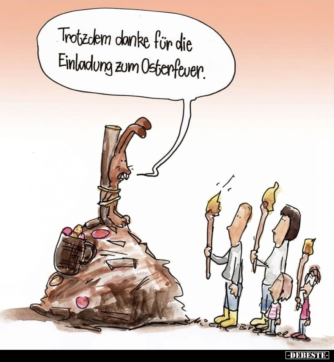 Trotzdem danke für die Einladung zum Osterfeuer... - Lustige Bilder | DEBESTE.de
