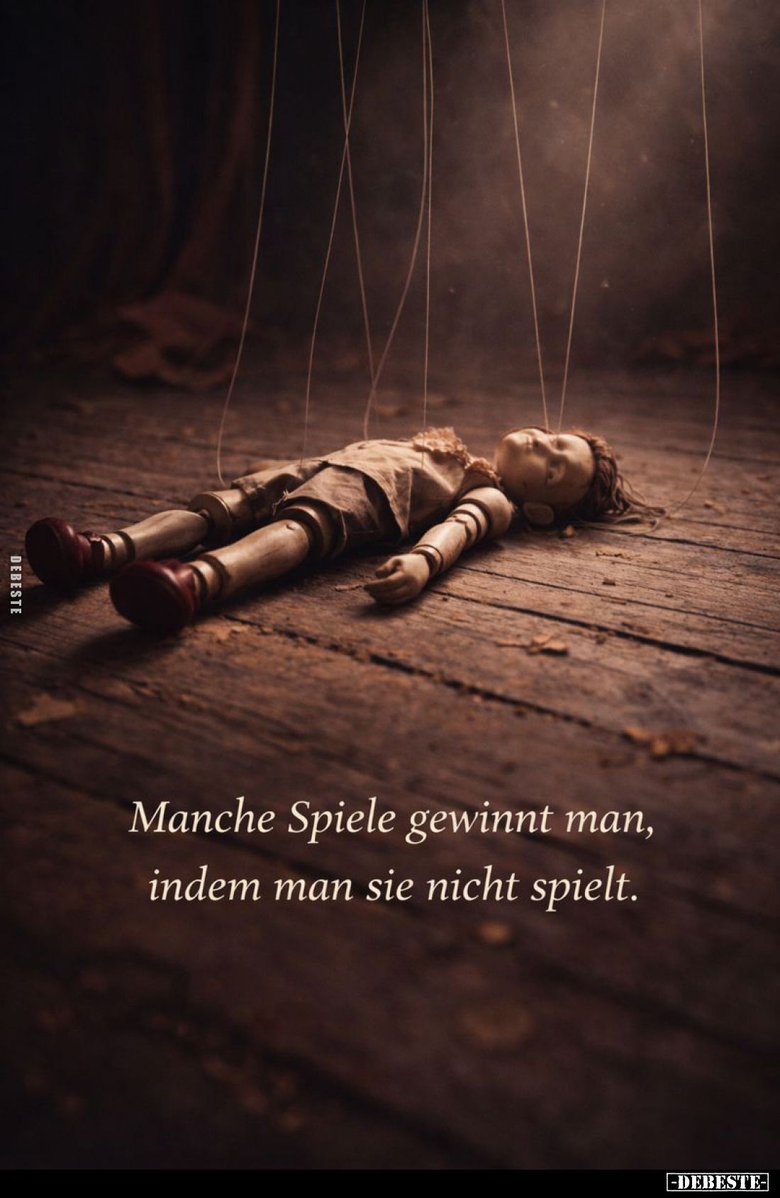 Manche Spiele gewinnt man, indem man sie nicht spielt.