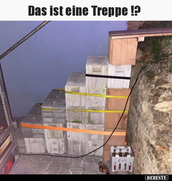 Das ist eine Treppe !?.. - Lustige Bilder | DEBESTE.de