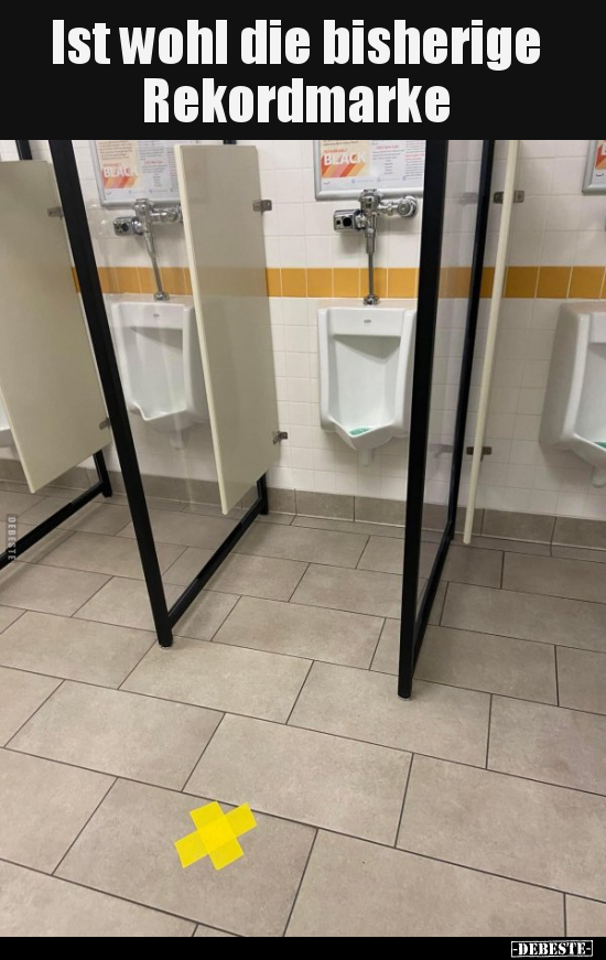 Ist wohl die bisherige Rekordmarke..