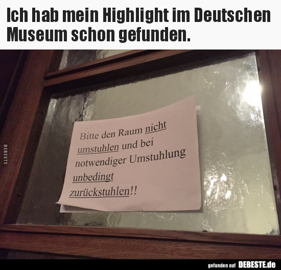 Ich hab mein Highlight im Deutschen Museum schon.. - Lustige Bilder | DEBESTE.de