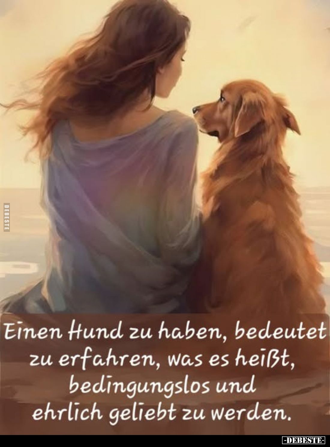 Einen Hund zu haben, bedeutet zu erfahren, was es heißt, bedingungslos und ehrlich geliebt zu werden.