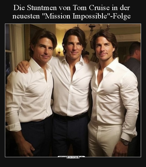 Die Stuntmen von Tom Cruise in der neuesten "Mission.." - Lustige Bilder | DEBESTE.de