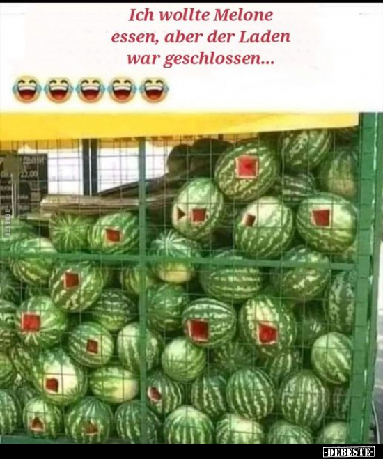 Ich wollte Melone essen, aber.. - Lustige Bilder | DEBESTE.de