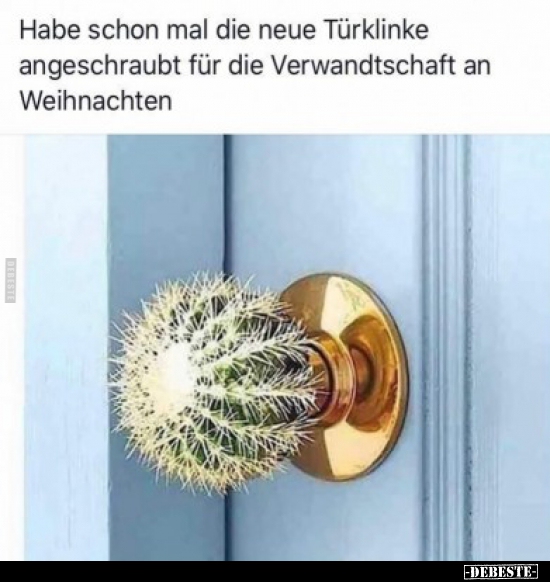 Habe schon mal die neue Türklinke angeschraubt für die.. - Lustige Bilder | DEBESTE.de