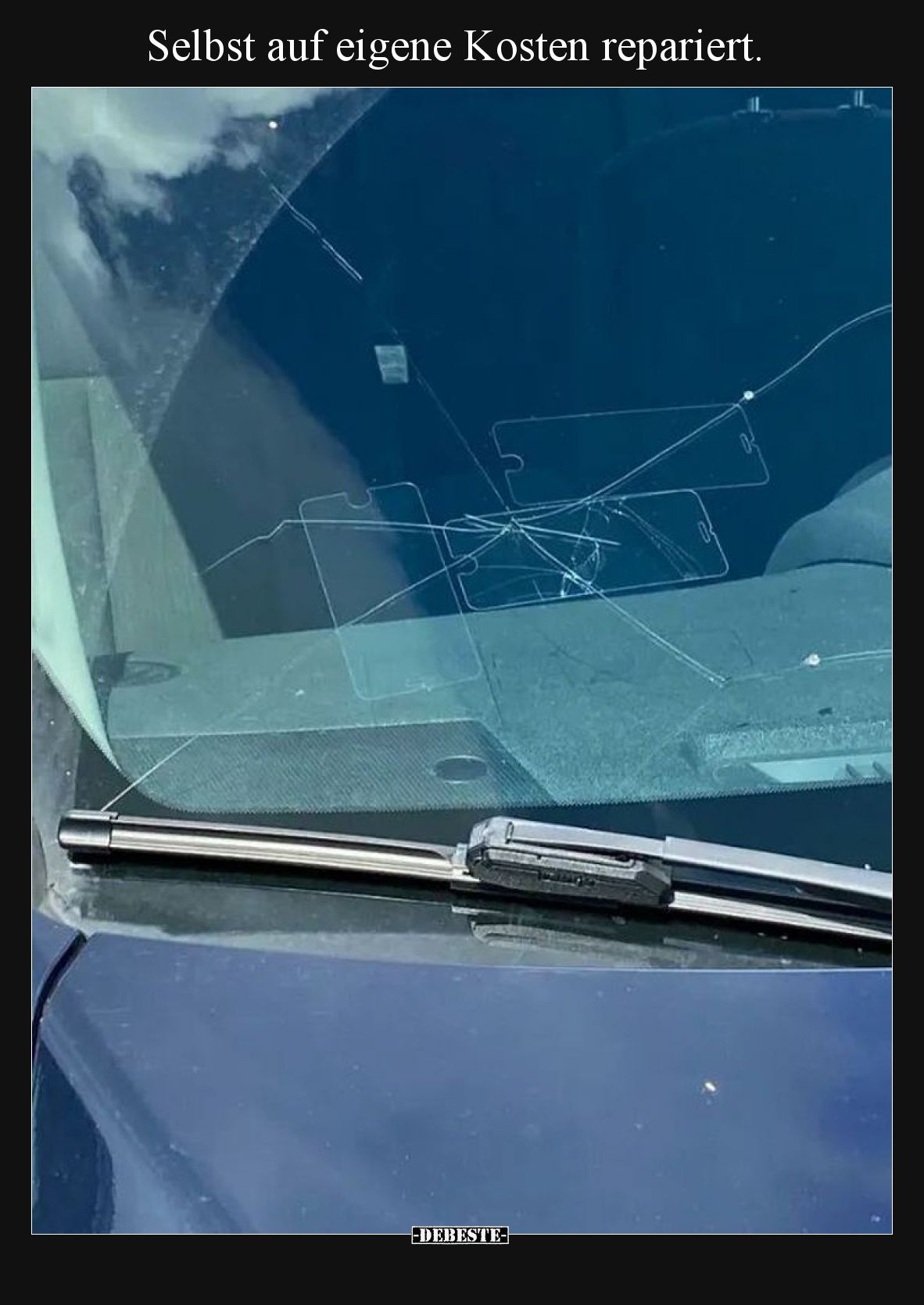 Selbst auf eigene Kosten repariert.