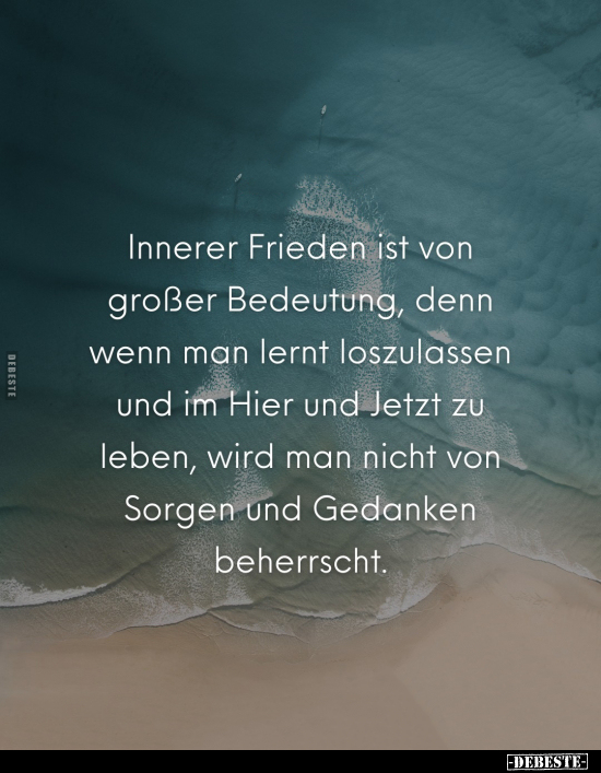 Innerer Frieden ist von großer Bedeutung.. - Lustige Bilder | DEBESTE.de