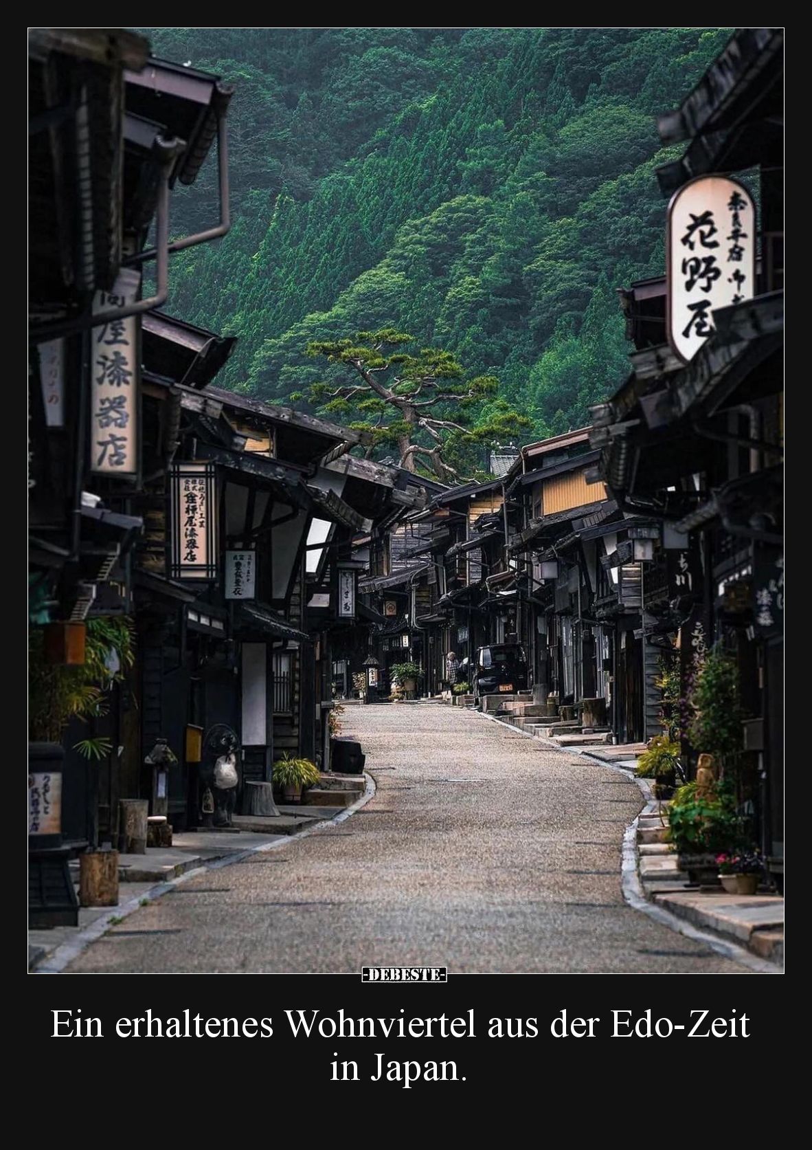 Ein erhaltenes Wohnviertel aus der Edo-Zeit in Japan... - Lustige Bilder | DEBESTE.de