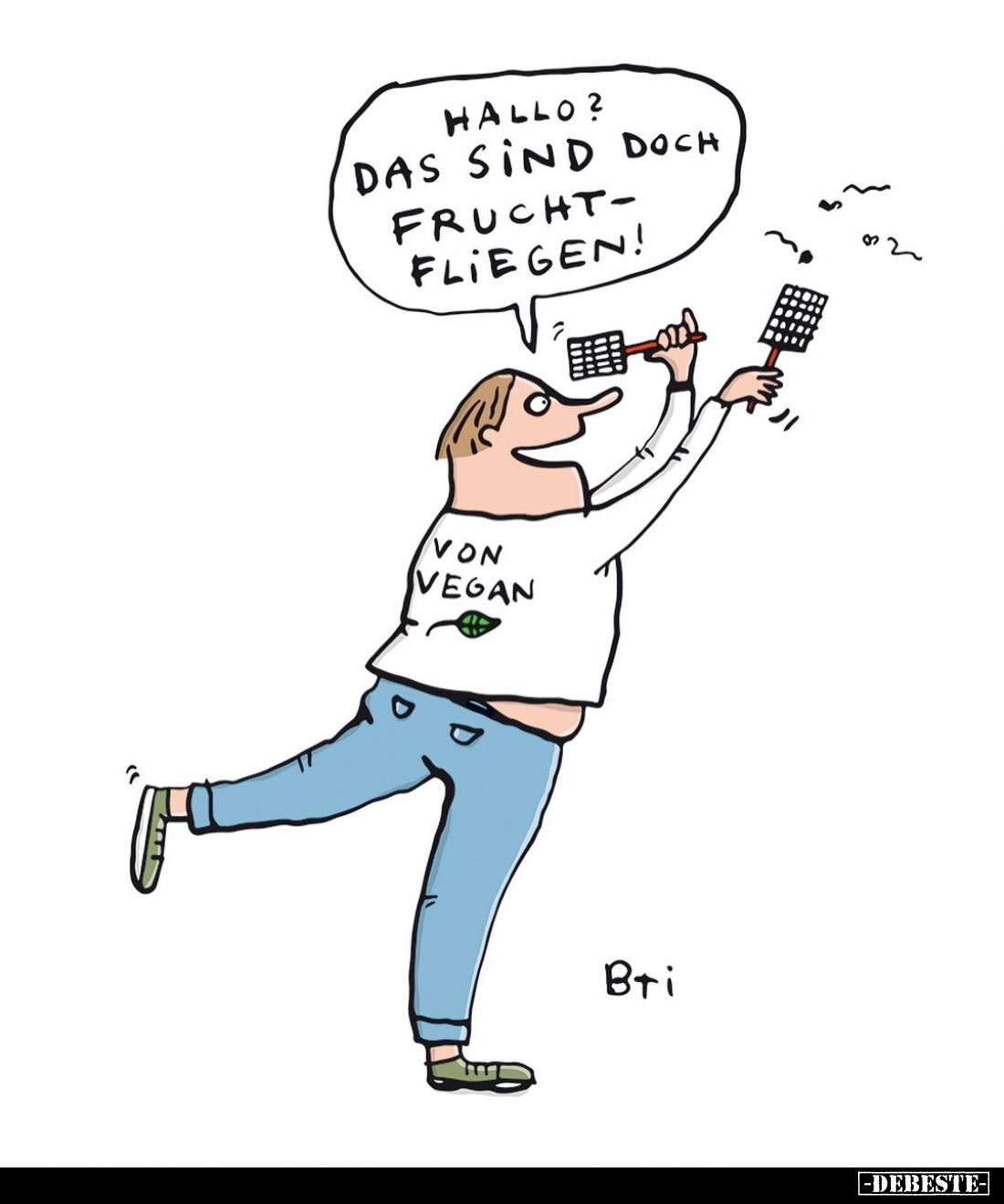 Hallo? Das sind doch Fruchtfliegen!