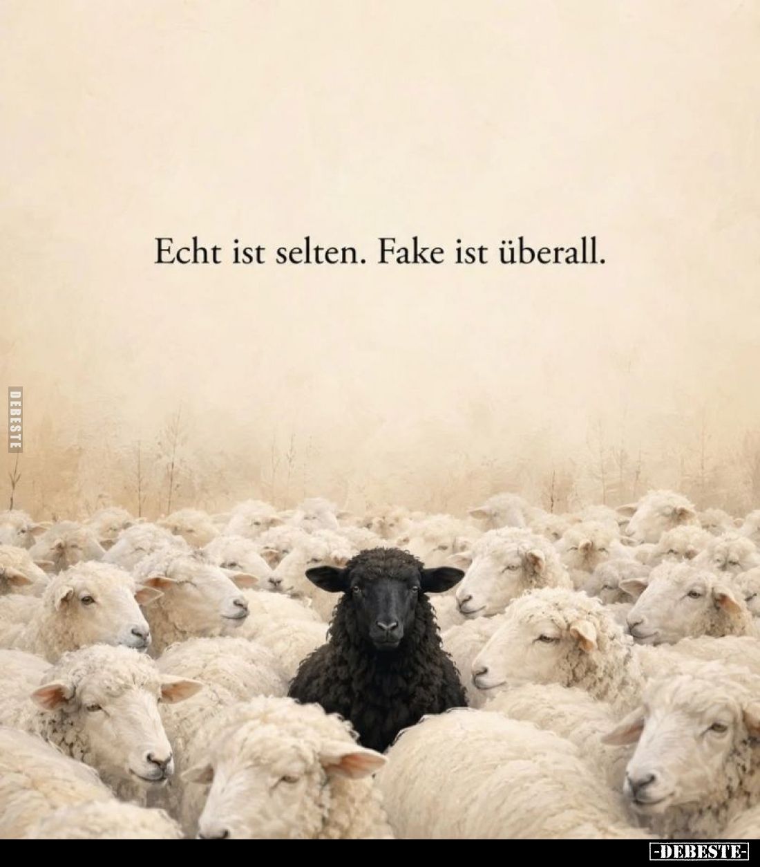 Echt ist selten.
Fake ist überall.