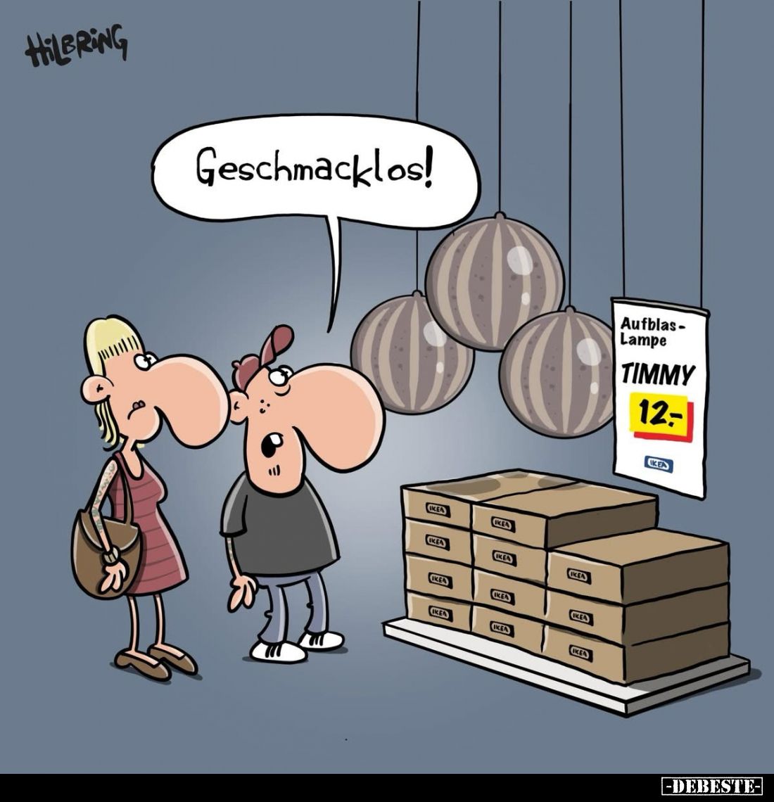 Geschmacklos!