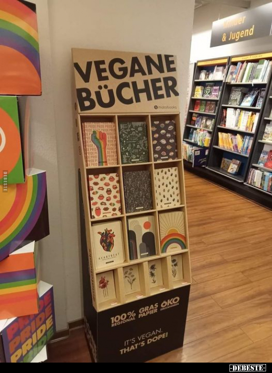 Vegane Bücher... - Lustige Bilder | DEBESTE.de