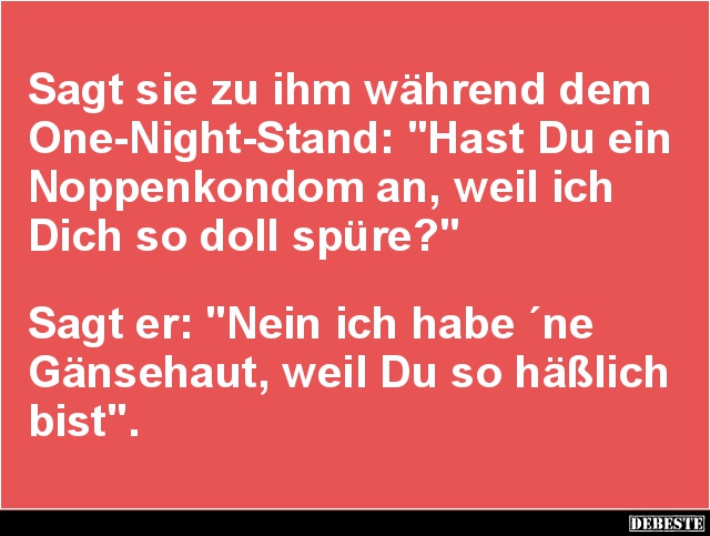 Sagt sie zu ihm während dem One-Night-Stand.. - Lustige Bilder | DEBESTE.de