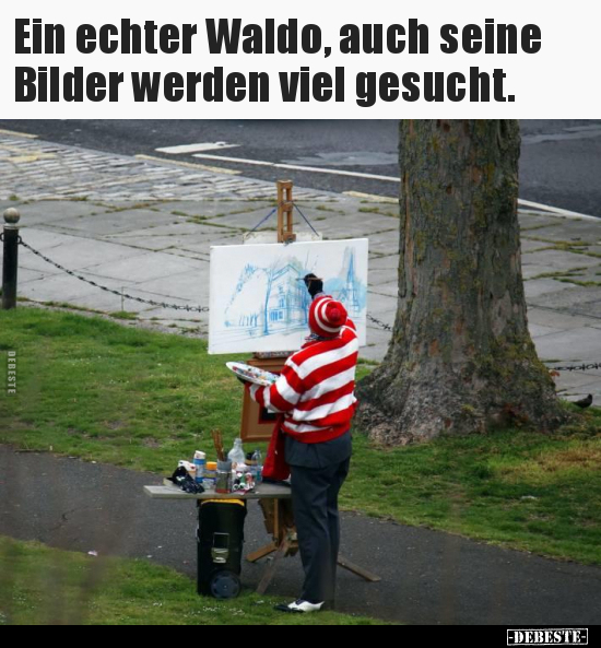 Ein echter Waldo, auch seine Bilder werden viel.. - Lustige Bilder | DEBESTE.de