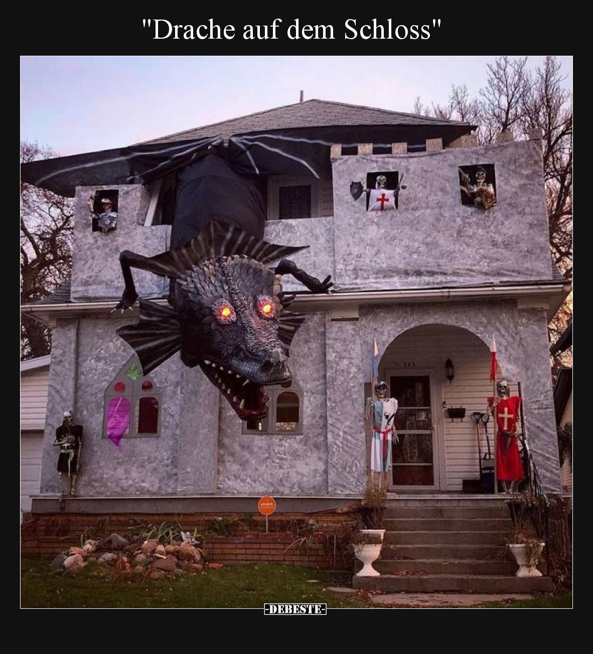 "Drache auf dem Schloss".. - Lustige Bilder | DEBESTE.de