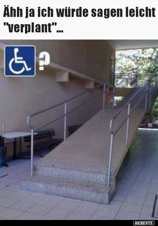 Ähh ja ich würde sagen leicht "verplant"...