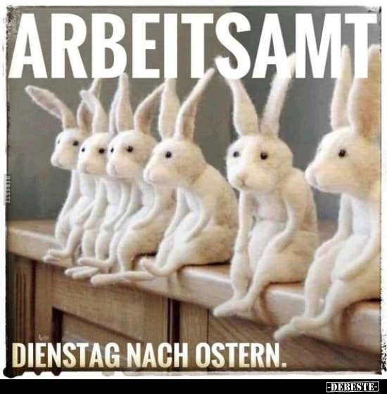 Arbeitsamt - Dienstag nach Ostern.. - Lustige Bilder | DEBESTE.de