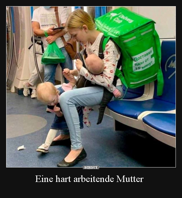 Eine hart arbeitende Mutter.. - Lustige Bilder | DEBESTE.de