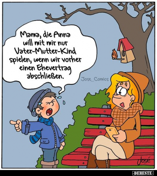 Mama, die Anna will mit mir nur Vater-Mutter-Kind spielen.. - Lustige Bilder | DEBESTE.de